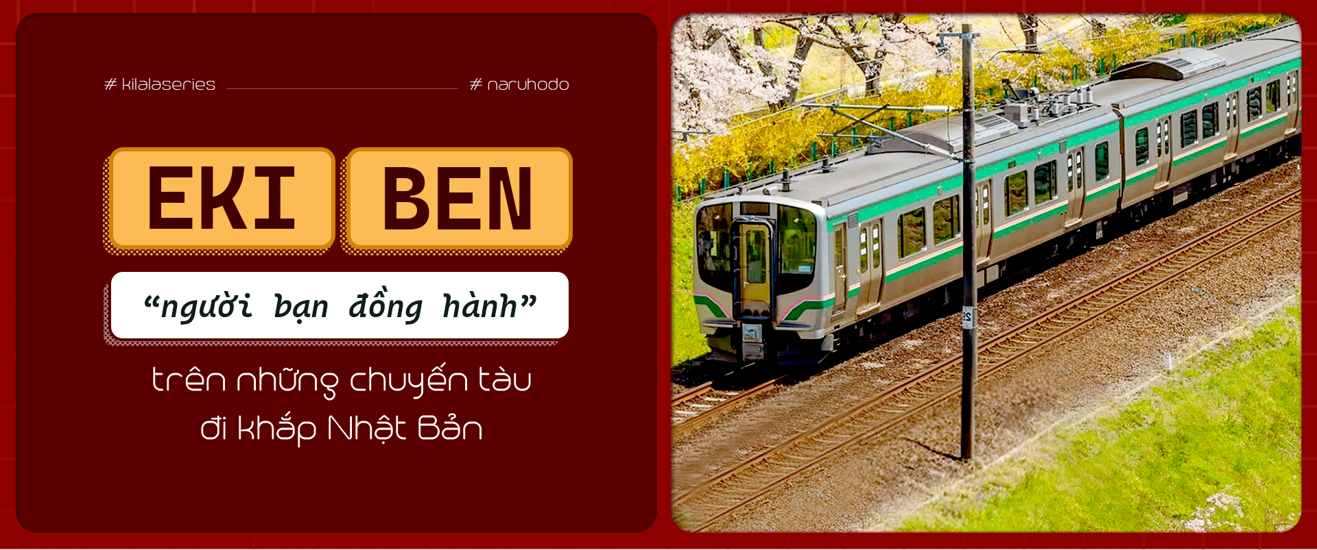 Ekiben - “người bạn đồng hành” trên những chuyến tàu đi khắp Nhật Bản.