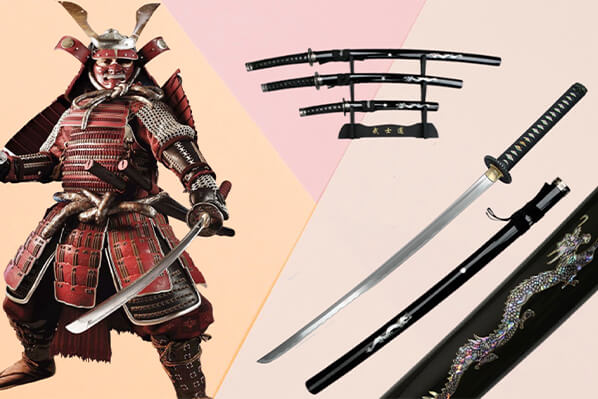Katana gắn liền với hình ảnh của một Samurai. Katana gắn liền với hình ảnh của một Samurai.