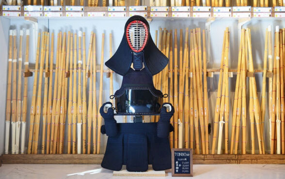 Dụng cụ trong luyện tập Kiếm đạo.