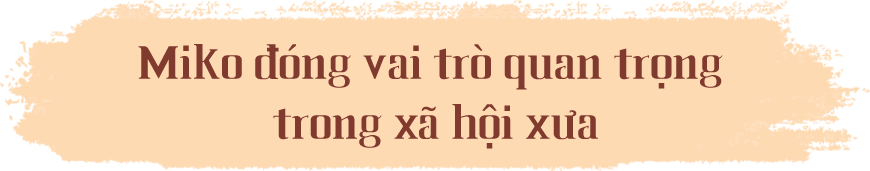 Miko đóng vai trò quan trọng trong xã hội xưa