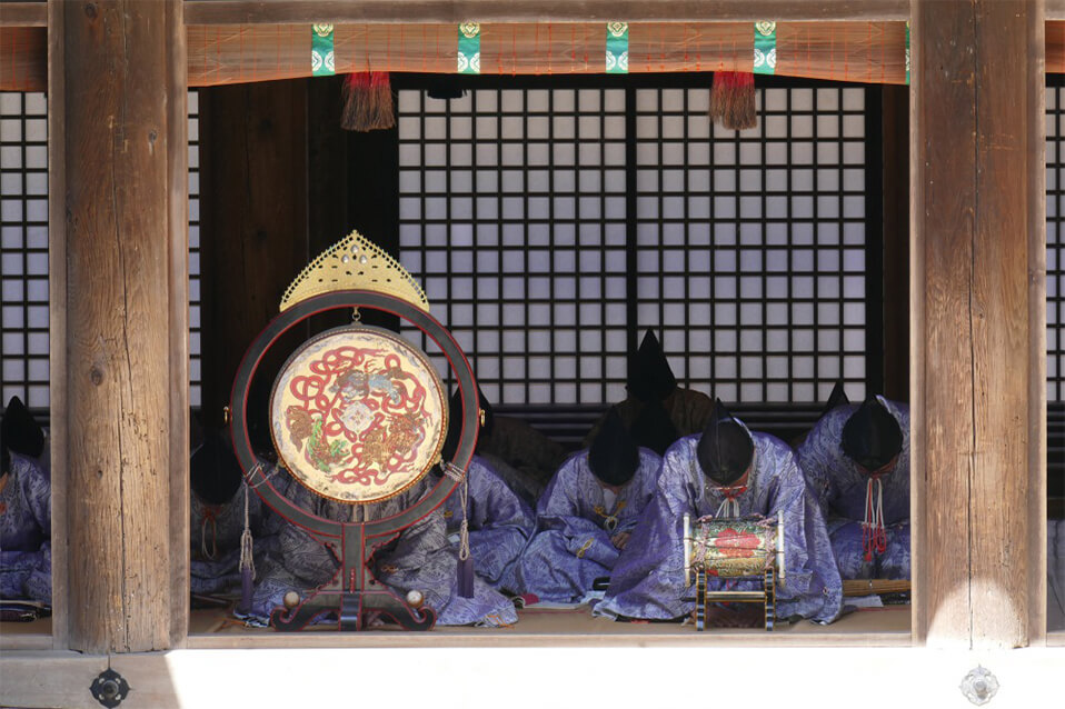 Taiko trong nghệ thuật Nhã nhạc Gagaku