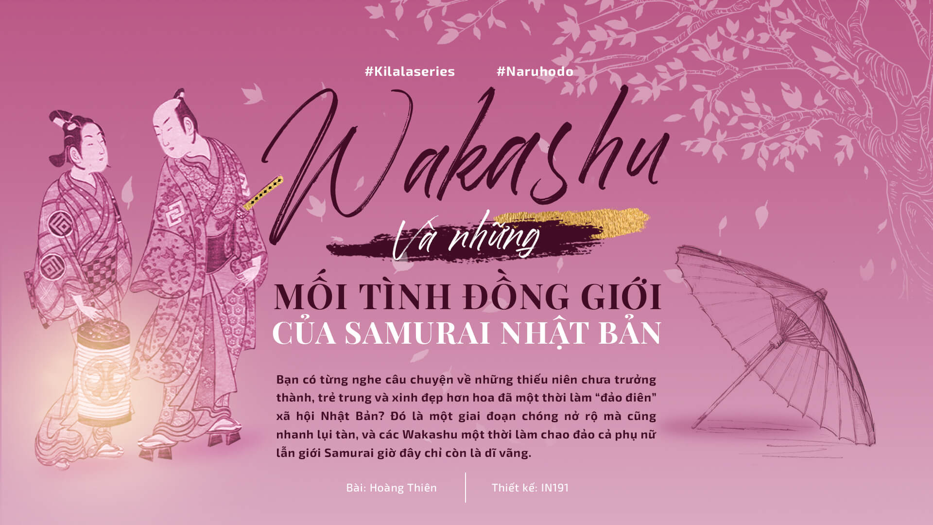 Tình yêu đồng giới của Samurai Nhật Bản