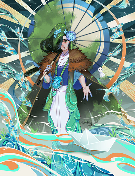 Ame Onna trong game Âm Dương Sư.