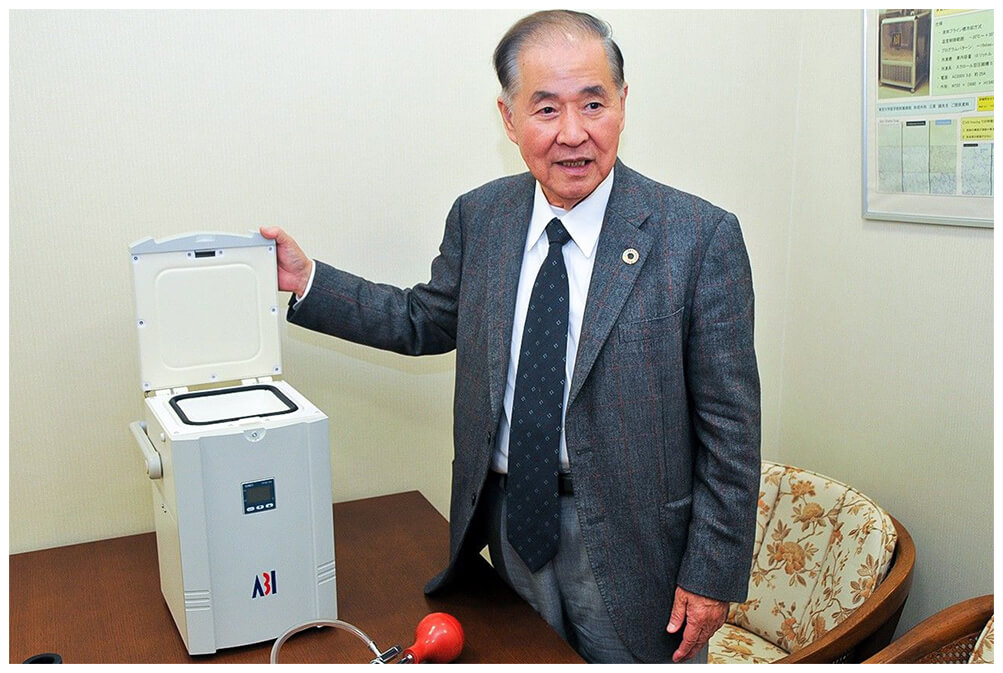 Thiết bị LAB-1 sử dụng công nghệ CAS để giữ các tế bào sống nghiên cứu y học. Ảnh Nippon