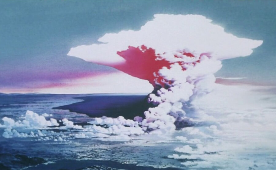 Hình ảnh vụ nổ bom lịch sử trong anime Barefoot Gen