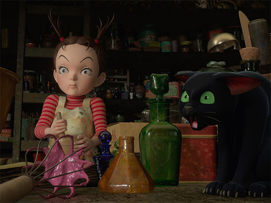 Biểu cảm nghèo nàn của các nhân vật và cốt truyện thiếu đặc sắc là điểm trừ rất lớn trong Earwig and The Witch. Biểu cảm nghèo nàn của các nhân vật và cốt truyện thiếu đặc sắc là điểm trừ rất lớn trong Earwig and The Witch.