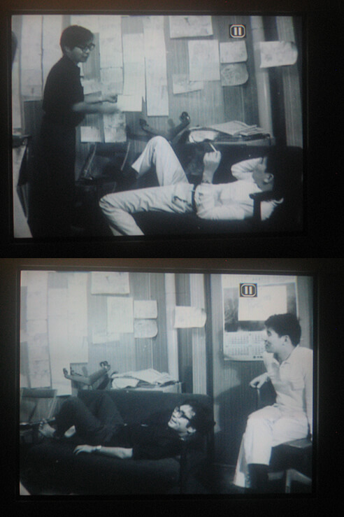 Hayao Miyazaki và Isao Takahata thời còn làm việc tại Toei Animation. Hayao Miyazaki và Isao Takahata thời còn làm việc tại Toei Animation.