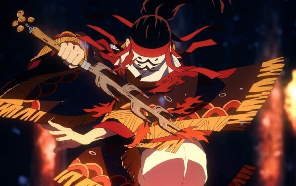 Điệu múa Hỏa thần (Hinokami Kagura) trong Kimetsu no Yaiba.