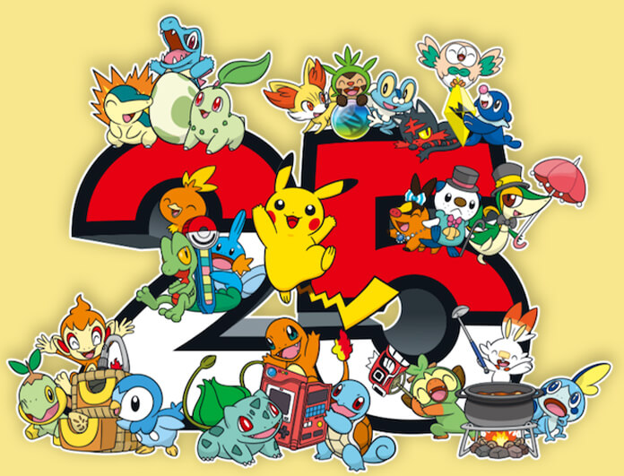 Trò chơi điện tử Pokémon kỷ niệm 25 năm thành lập vào năm 2021.