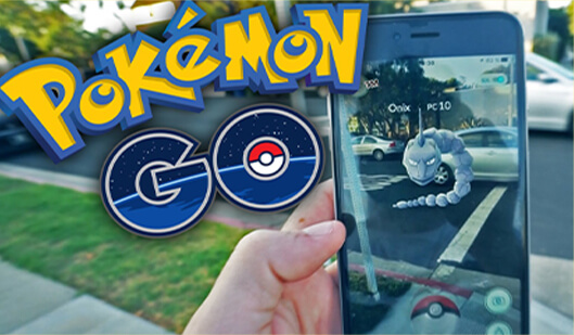 Trò chơi Pokémon Go ra mắt vào năm 2016.