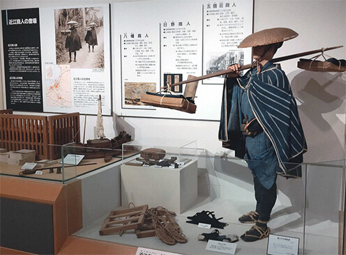 Triển lãm thương nhân Omi Shonin tại Bảo tàng Thương gia Omi, thành phố Higashiomi, tỉnh Shiga. Ảnh: mainichi.jp