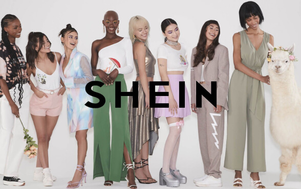 Shein – thương hiệu thời trang nhanh nổi tiếng thời gian gần đây. Shein – thương hiệu thời trang nhanh nổi tiếng thời gian gần đây.
