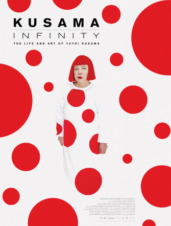 Poster phim tài liệu “Kusama: Infinity” (2018). Poster phim tài liệu “Kusama: Infinity” (2018).