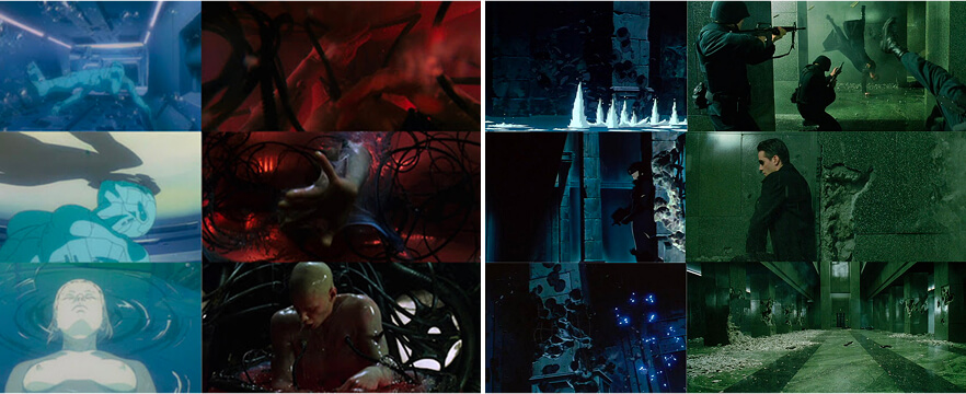 Anime Ghost In The Shell đã truyền cảm hứng cho hai chị em đạo diễn nhà Wachowski trong quá trình thực hiện loạt phim đình đám The Matrix.