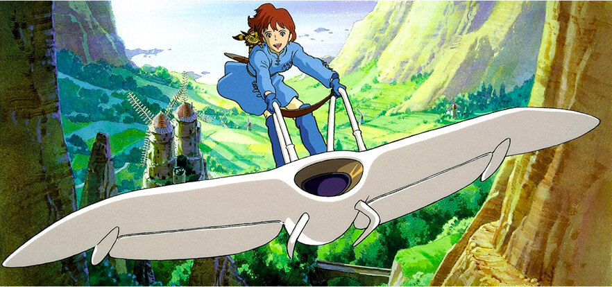 Nausicaä of the Valley of the Wind của đạo diễn Miyazaki Hayao.