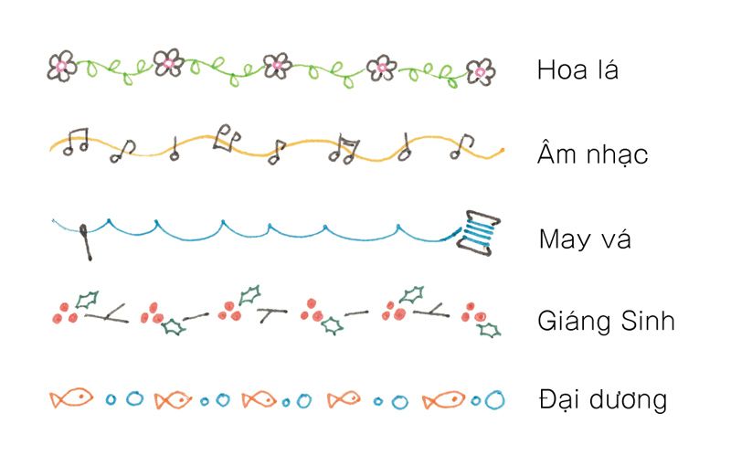 đường viền trang trí đường viền trang trí