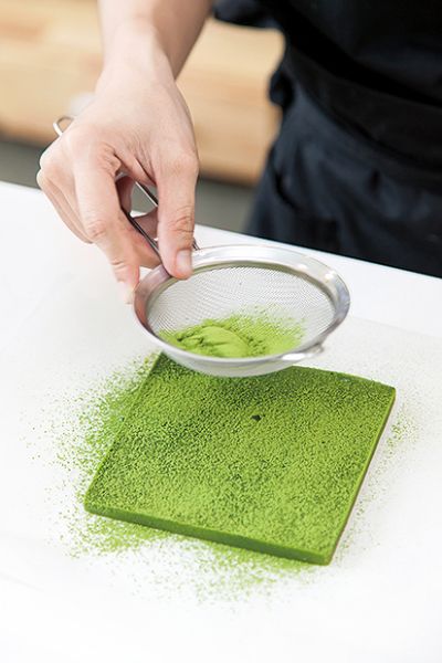rây bột matcha