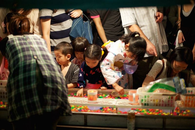 trò chơi tại lễ hội Gion