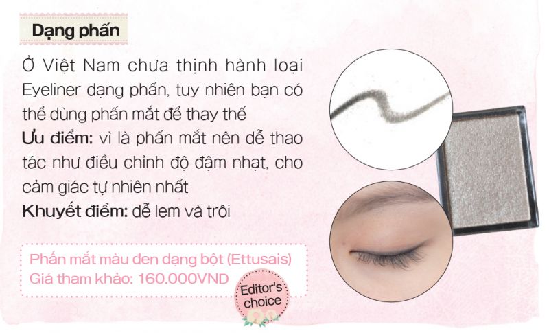 eyeliner phấn eyeliner phấn