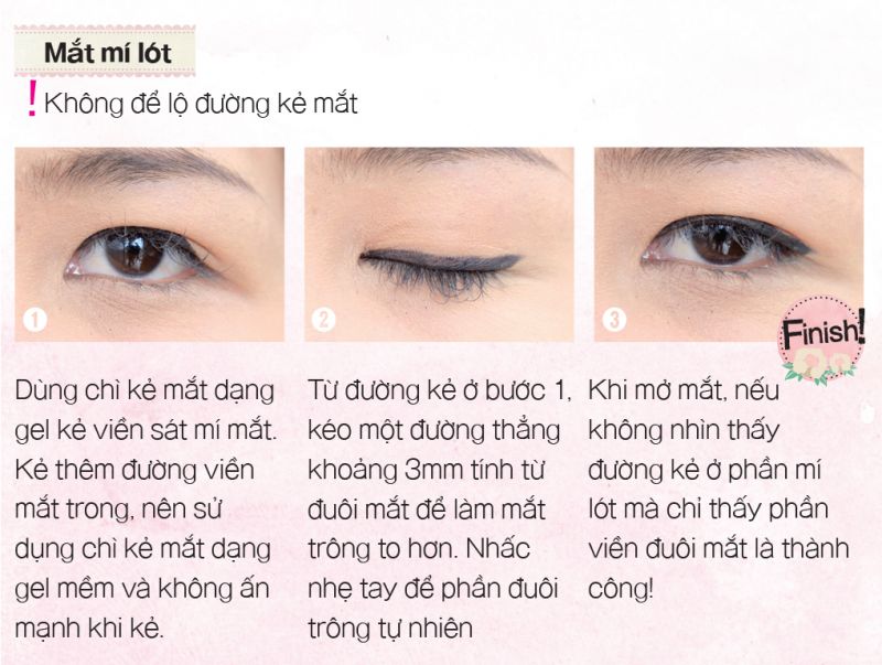 kẻ eyeliner mắt mí lót kẻ eyeliner mắt mí lót