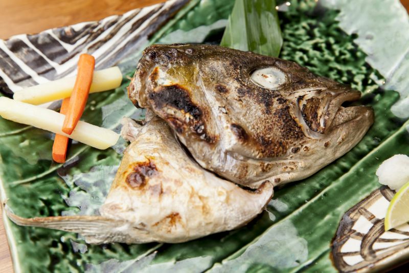 Hamachi Head Shioyaki Hamachi Head Shioyaki