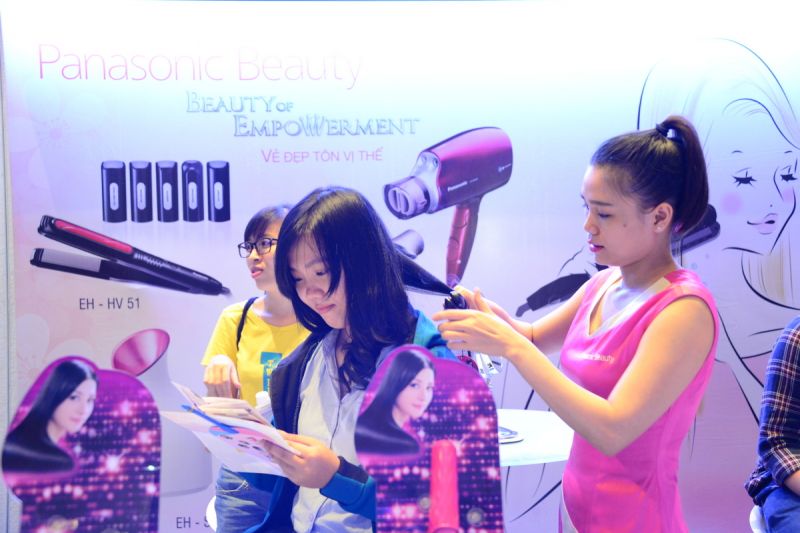 gian hàng Panasonic