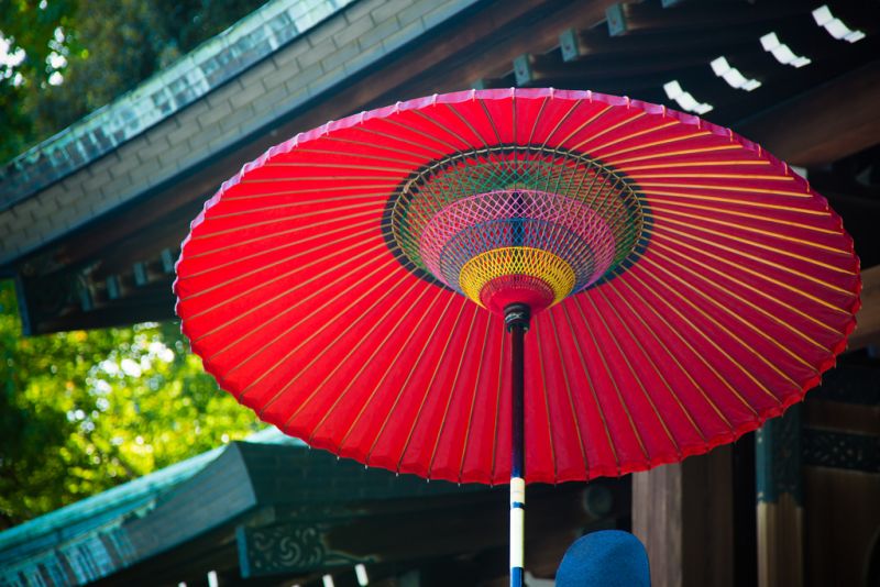 dù giấy Nhật Bản khổng lồ Nodategasa