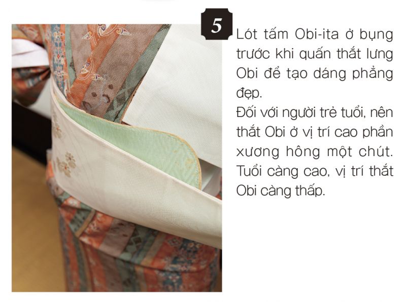 trình tự mặc Kimono trình tự mặc Kimono