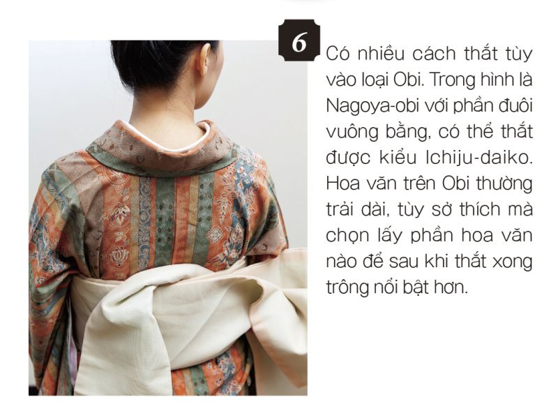 trình tự mặc Kimono trình tự mặc Kimono