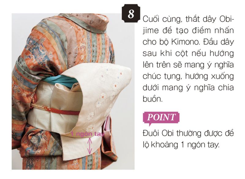 trình tự mặc Kimono trình tự mặc Kimono