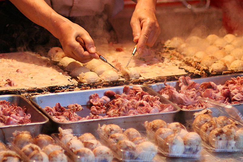 chế biến Takoyaki chế biến Takoyaki