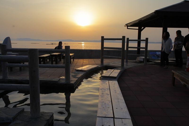 mặt trời lặn biển Obama