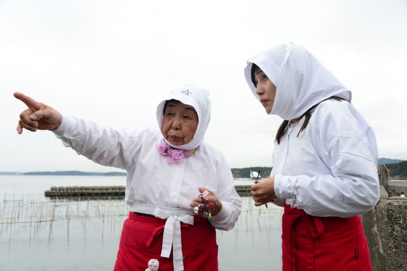 海女さんにお話を伺った