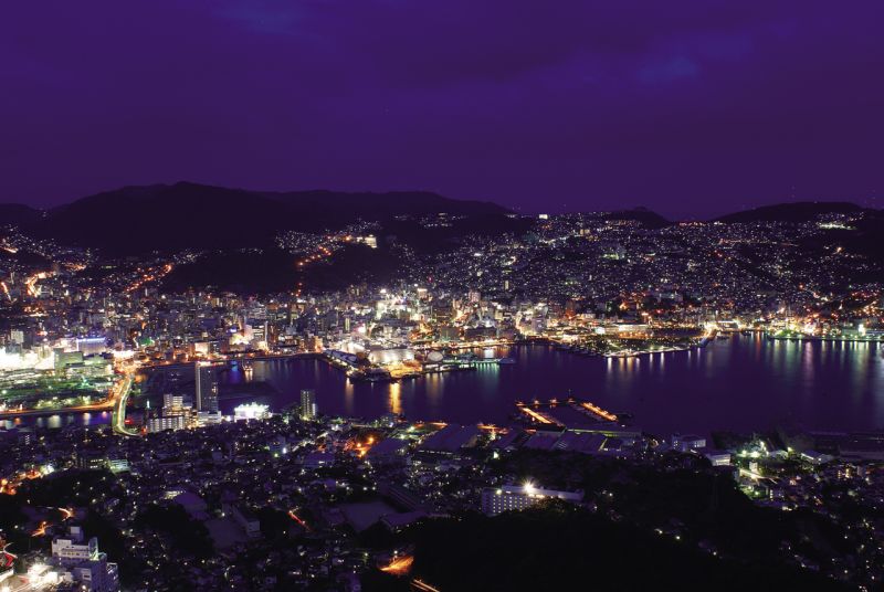 cảnh đêm Nagasaki