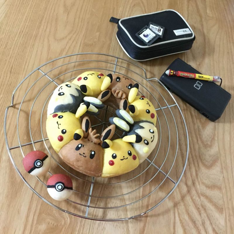 Chigiripan với tạo hình Pokémon 