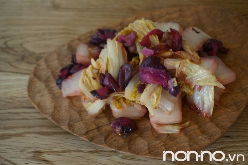 rau củ muối xào chay rau củ muối xào chay