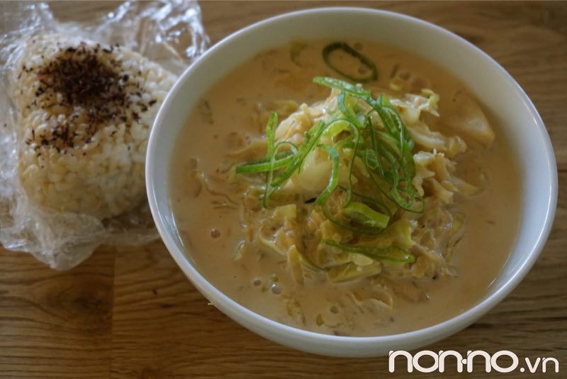 súp miso gừng sữa đậu nành