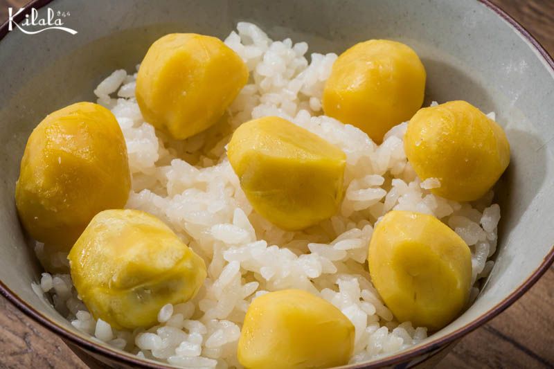 cơm Takikomi hạt dẻ