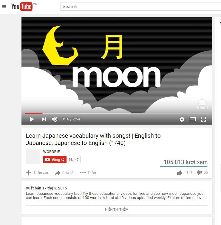 web phát âm tiếng Nhật