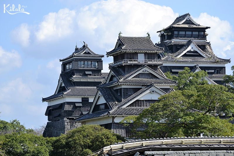 lâu đài Kumamoto lâu đài Kumamoto