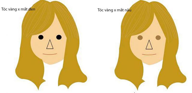 tại sao phải cân bằng màu tóc và màu mắt? tại sao phải cân bằng màu tóc và màu mắt?