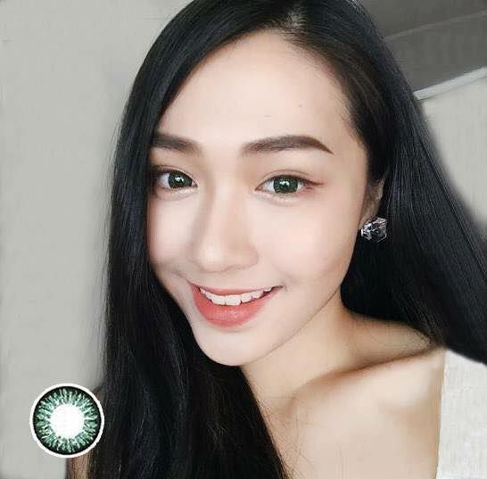 kính áp tròng mái tóc đen hoặc xám kính áp tròng mái tóc đen hoặc xám