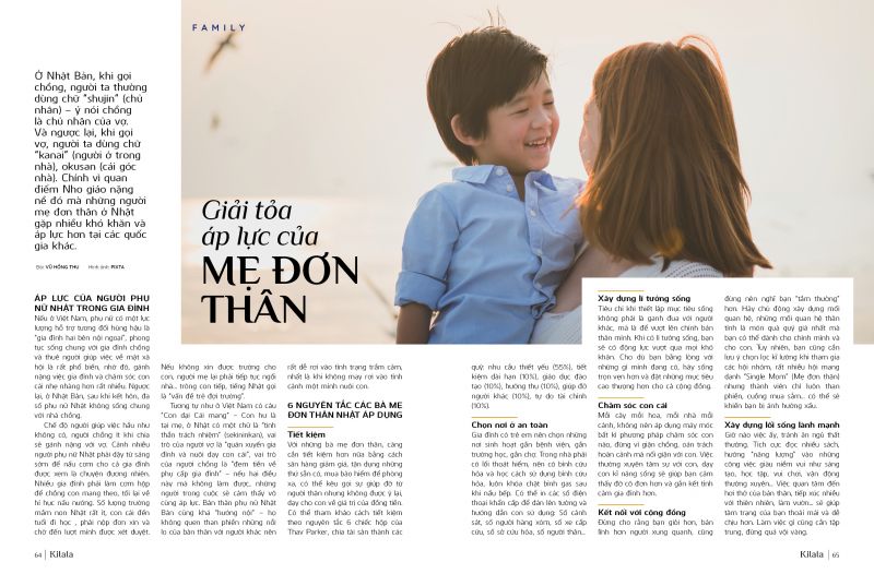 Giải toả áp lực mẹ đơn thân Giải toả áp lực mẹ đơn thân