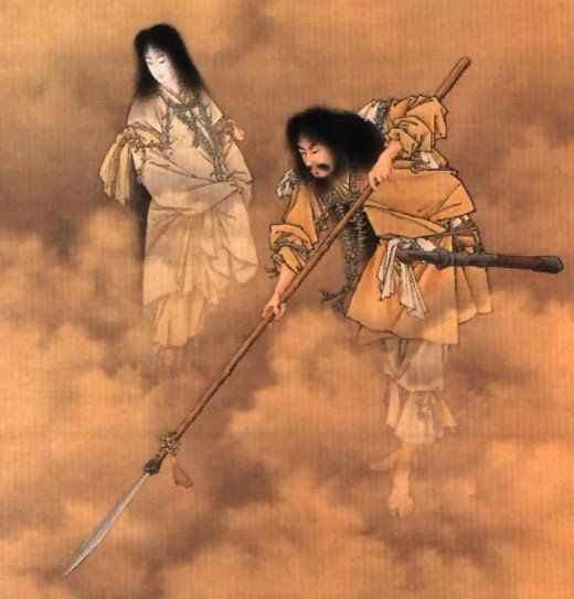 thần Izanagi và Izanami