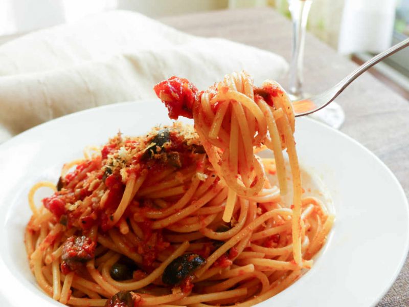 cách làm mì Puttanesca cách làm mì Puttanesca