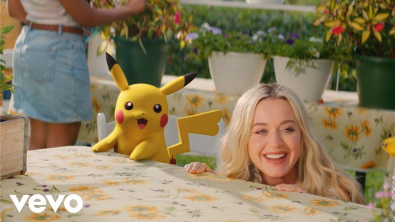 pikachu xuất hiện trong MV Electric của ngôi sao Katy Perry pikachu xuất hiện trong MV Electric của ngôi sao Katy Perry