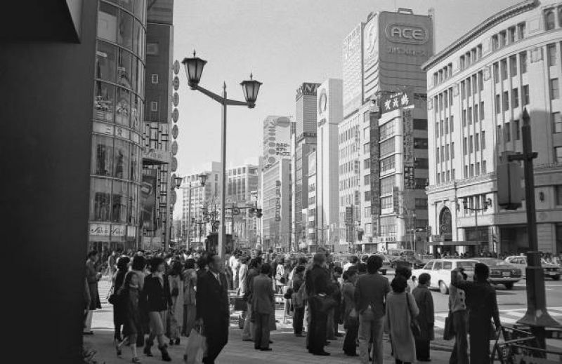 đèn đường ở Ginza đèn đường ở Ginza