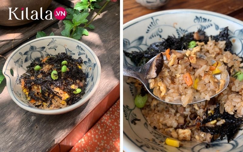 cơm chiên rong biển cơm chiên rong biển