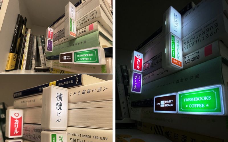 bảng hiệu kẹp sách