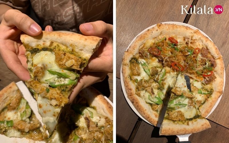 pizza cà ri Ấn pizza cà ri Ấn
